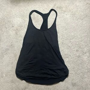 Lululemon Black silver threaded Tank Top